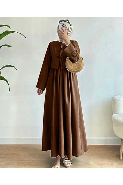 ENDAMIM Linen Skirt Set