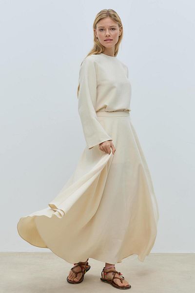 Mahal Bood Flounced Tenzel Skirt