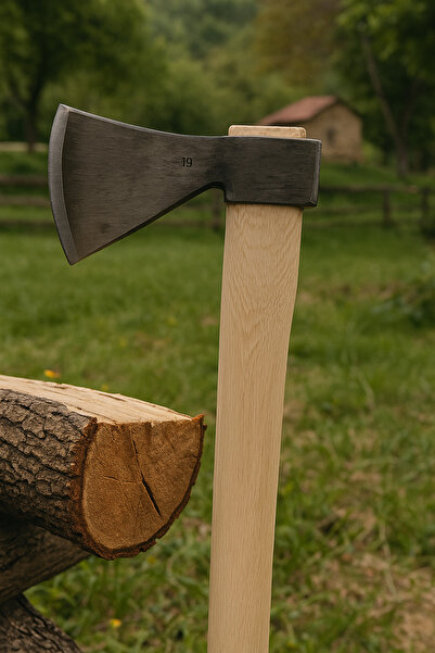 Sürmene Dövme Çelik Ağaç Yontma Odun Yarma Kırma Baltası