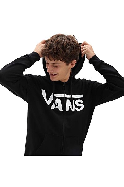 Vans Classic Zip-B Men's Sweat Shirt Vn0A7Y43Blk1 Black-S