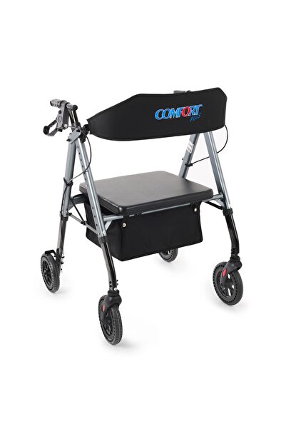 Comfort Plus Dm-9200 150 kg Taşıma Kapasiteli Alüminyum Obez XXL Rolatör Yürüteç