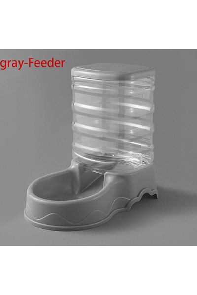 Choice Gray-feeder 3.8l Pp Material Pet Feeder Pet Water Fountain Drink Bowl Automatic Pet Feeder Large Cat