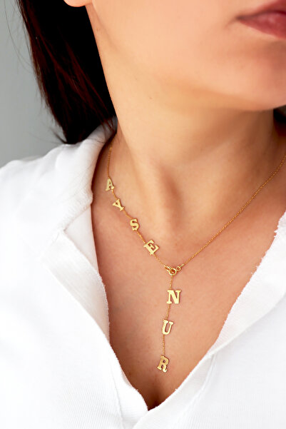 Silveranka 925 Ayar Gümüş Y Model İsimli Kolye