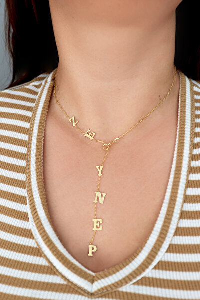 Silveranka 925 Ayar Gümüş Y Model İsimli Kolye