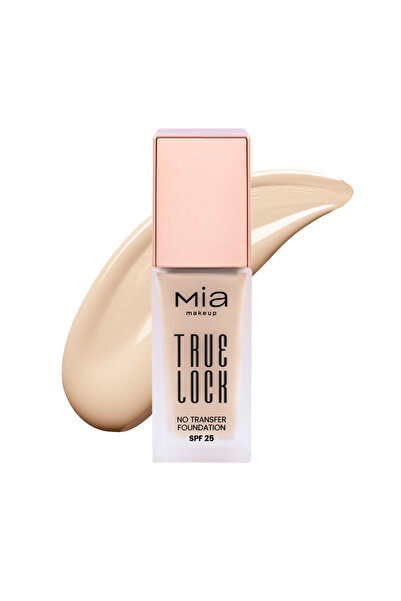 MIA MAKEUP TRUE LOCK İtalyan Fondöten Uzun Süre Kalıcı ve Güneş Koruma Faktörlü