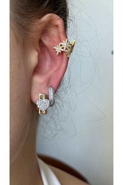 Muse Sister Square Sparkling Quinn Earrings