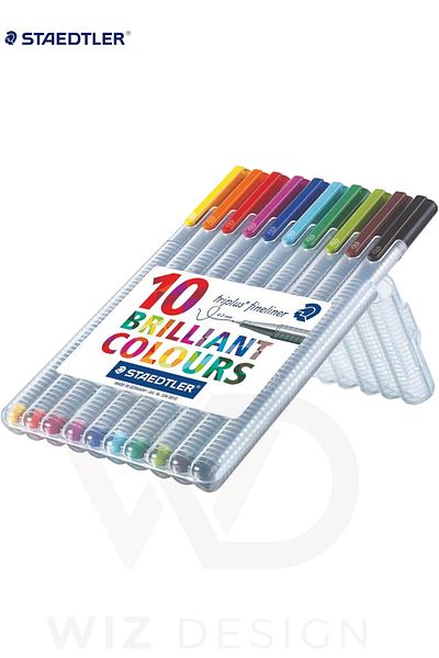 Staedtler 334 Sb10 03 Triplus Fineliner 10 pcs