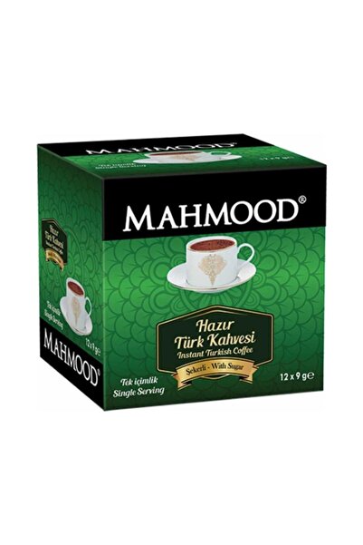Mahmood Şekerli Hazır Türk Kahvesi 12 Adet X 9 gram