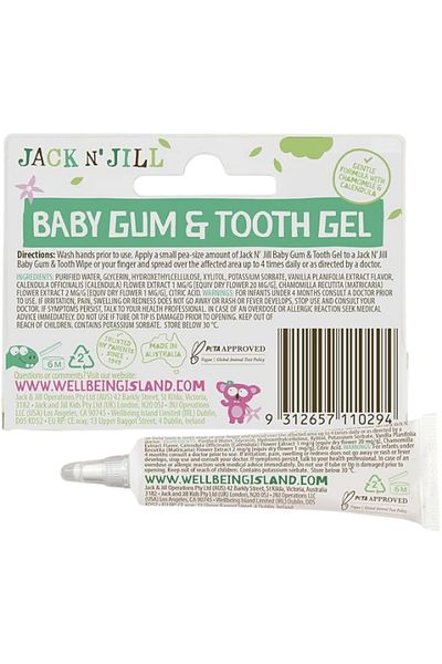 Jack N'Jill جل جاك آند جيل الطبيعي لملصقات الأسنان 15 جم