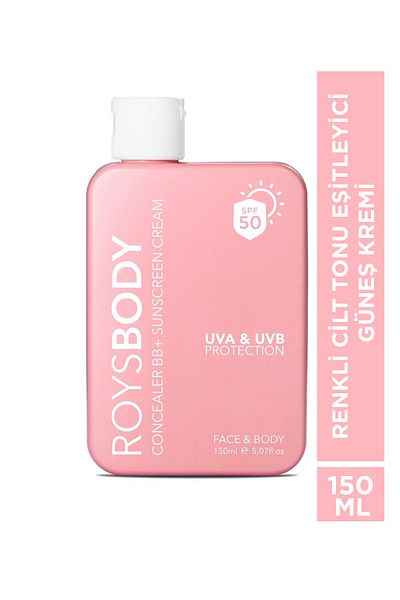 ROYS beauty Sunscreen - Tinted, Skin Tone Equalizer, 150 Ml, Spf 50