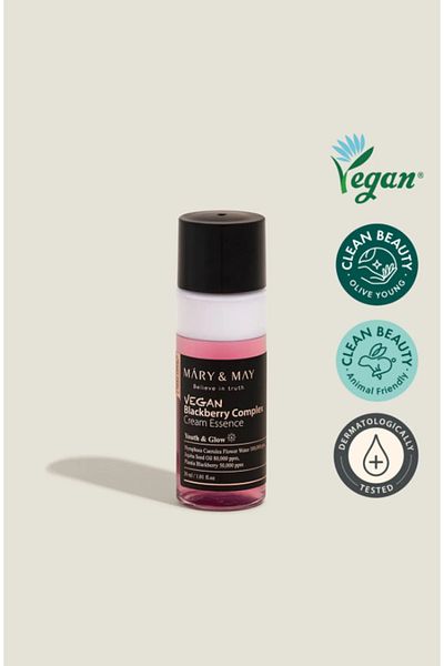 Mary & May Mary&May Vegan Blackberry Complex Cream Essence 30 ml - Esenta de fata luminoasa si hidratanta