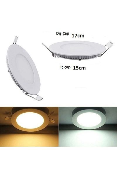 Cata Ct 5147 12w Panel LED Luminaire Daylight (5'')
