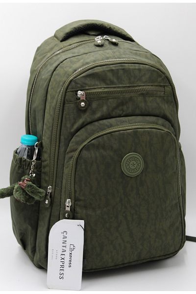 ÇantaExpress Σχολική τσάντα 1800 Khaki Αδιάβροχο ύφασμα Unisex Σχολικό σακίδιο πλάτης