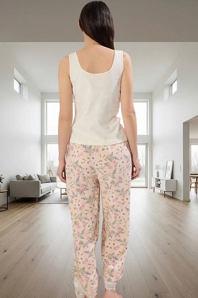 PayBuy Women's Floral Viscose Pajama Set Comfortable Fit Perfect Fit Professional Look