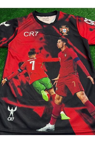 formenza Ronaldo 7 Design Children's Jersey with Shorts P0Portugal