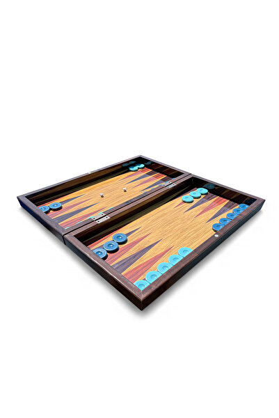 Biggdesign Oriental Backgammon, Mdf Case with Magnet, Anti-Scratch Floor, 2 Layers of Varnish Polished