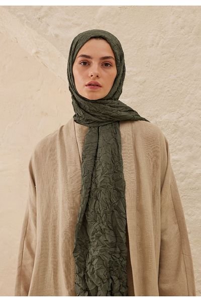 Fresh Vual Crash Green Tea Shawl