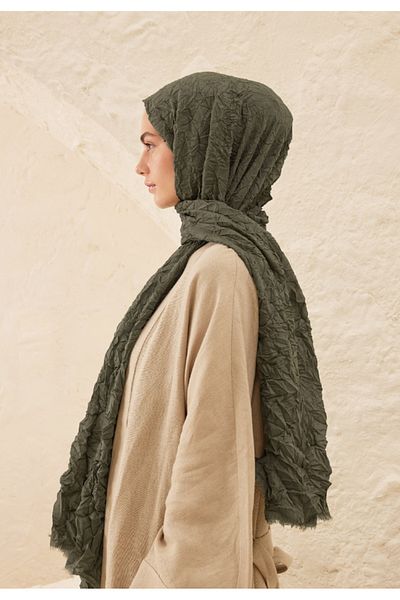 Fresh Vual Crash Green Tea Shawl