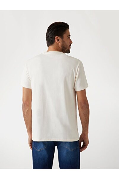 Guess Ανδρικό μπλουζάκι Ss Cn Embro