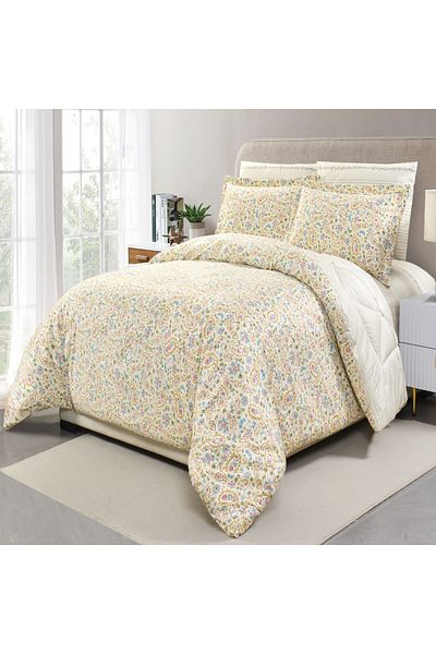 Sleep Blue مفرش ساندي قطن صيفي مزدوج 6 قطع