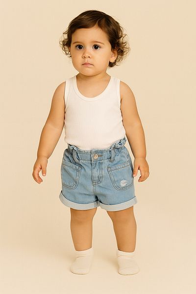 CHILD'S PLAY Blue Jean Shorts