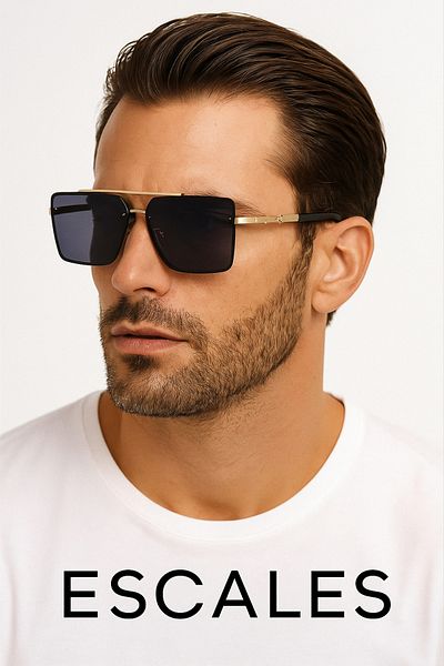 Escales Men's Uv-400 Protection Men's Sunglasses