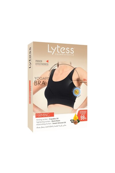 Lytess Yogafit Firming Bra Onyx Black L/XL