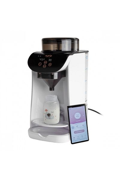 Nurio Espressor Lapte Praf Nurio cu Aplicatie Mobila, Functie de Apa Calda si Autocuratare la 90°