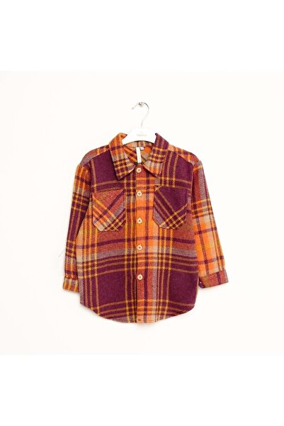 Nanica Kids Лилава риза дървосекач