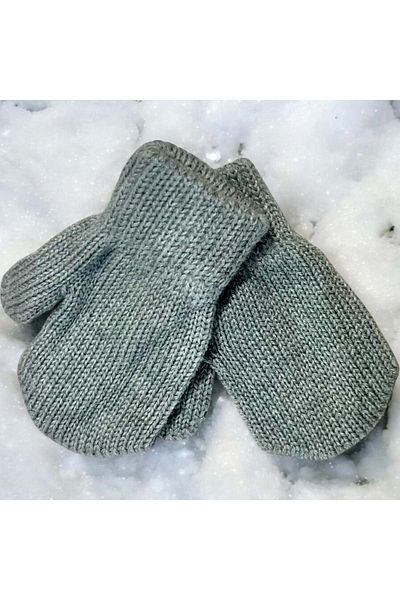 Erceylan Baby Fingerless Gloves Gray