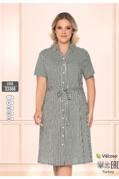 Juliet Deluxe Women's Woven Viscose Fabric Patterned Summer Dress 33366