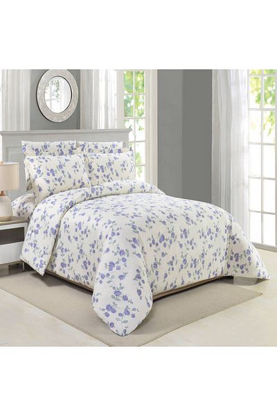 Sleep Blue مفرش سدره قطن صيفي مزدوج 6 قطع