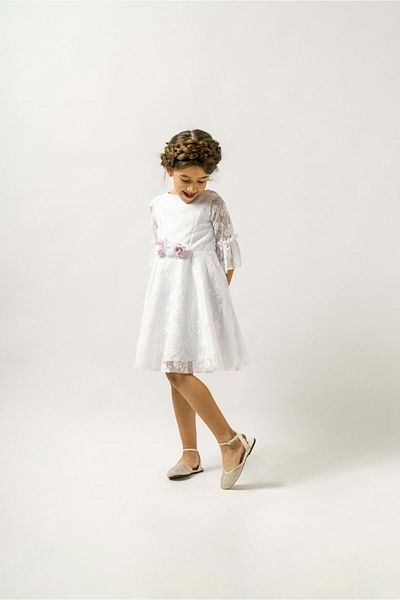 WECAN EXCLUSİVE Clubed Clover Dress White