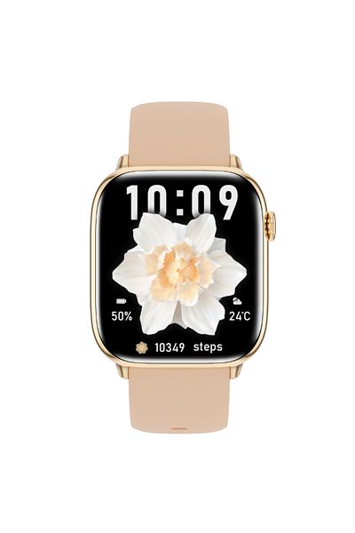 OEM TWINKLER® Smartwatch TKY-HD13, AMOLED 1.75", Bluetooth 5.3, Health & Sports Monitoring, Gold
