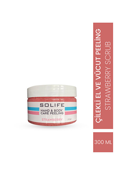 SOLIFE Strawberry Scrub Çilekli El Ve Vücut Peeling 300 Gr
