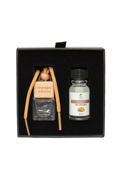 XTERRA CAR AIR FRESHENER | DIFFUSER BOTTLE AND MYRRH OIL SET | 10 ml