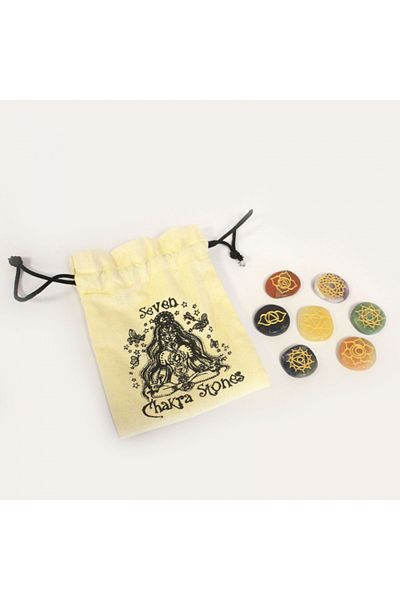 OEM SET OF 7 TIBETAN CHAKRAL CRYSTALS IN A BAG