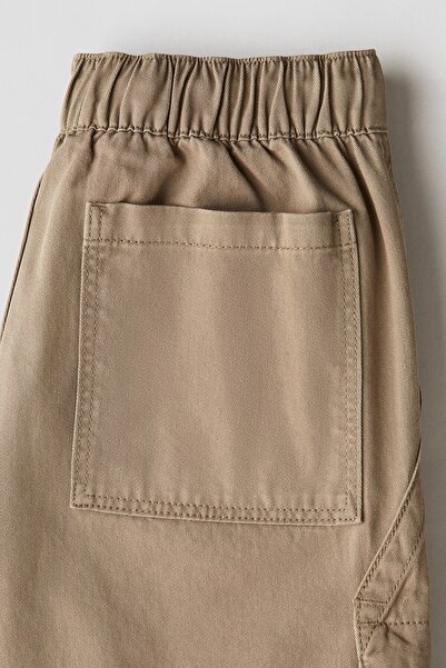 H&M Gabardin Kargo Şort