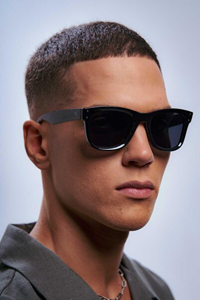 Bilge Karga Belen Black Men's Sunglasses