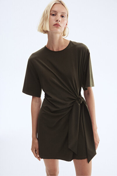 H&M Düğüm Detaylı Elbise