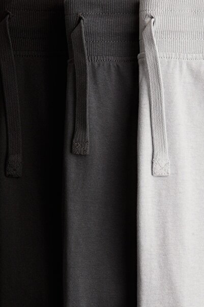 H&M 3’lü Pamuklu Jarse Jogger Pantolon