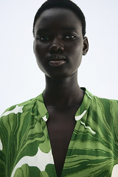 H&M Krinkle Tunik Elbise