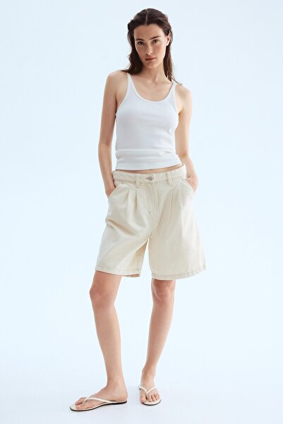 H&M Pilili Kot Şort