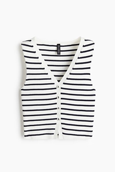 H&M Önü Düğmeli Süveter