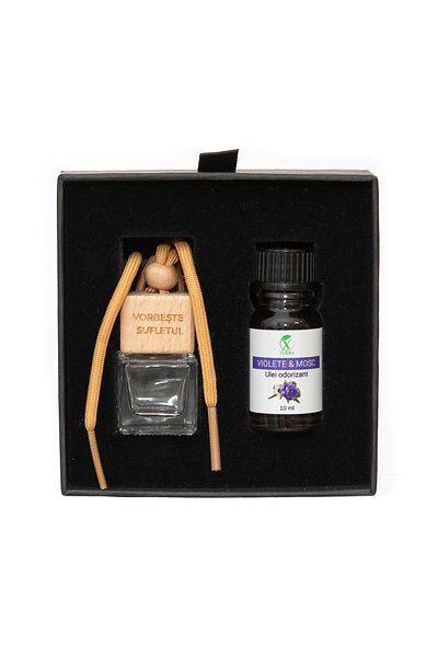 XTERRA CAR FRESHENER | DIFFUSER BOTTLE AND VIOLET AND MUSK FRAGRANCE OIL SET | 10 ml