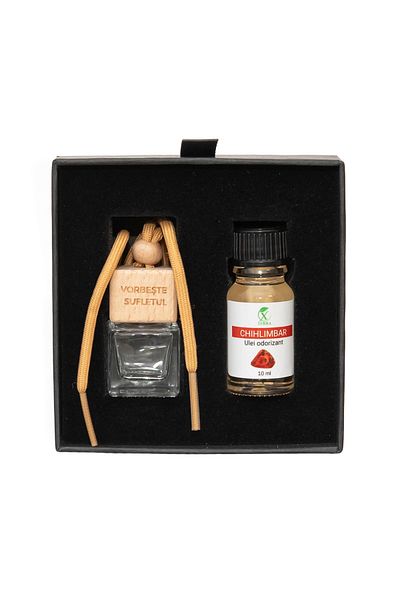 XTERRA CAR AIR FRESHENER | DIFFUSER BOTTLE AND AMBER FRAGRANCE OIL SET | 10 ml