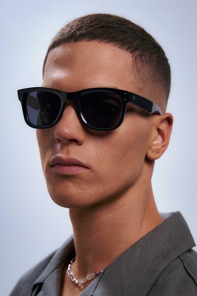 Bilge Karga Belen Black Men's Sunglasses