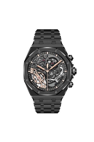 OEM TWINKLER Smartwatch TKY-AK68, 1.43" HD Display, Bluetooth 5.2, Health & Fitness Tracker, Black