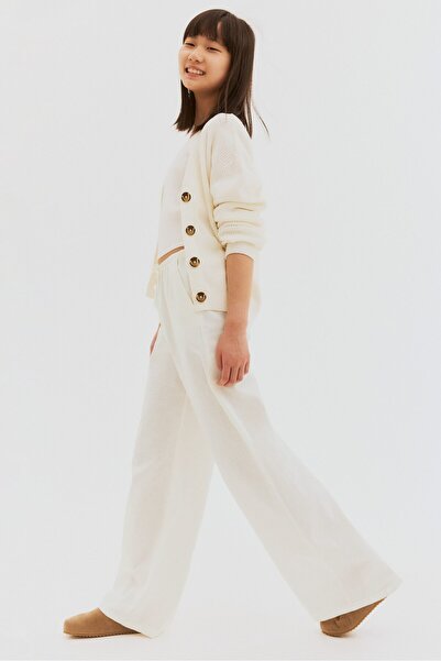 H&M Keten Karışımlı Pantolon