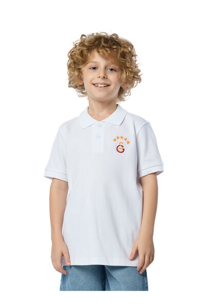 GSStore Galatasaray 5 Yıldız Klasik Logo Polo Çocuk T-shirt C251403